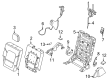 Ford Bronco Seat Covers Diagram - P2DZ-9866601-HB