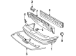 Ford Thunderbird Bumper Cover Diagram - F4SZ17K835A