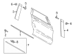 Lincoln Navigator Door Moldings Diagram - JL7Z-78255A34-AB