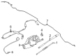 Lincoln Nautilus Windshield Wiper Diagram - R2TZ-17528-B