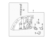 Mercury Mountaineer Headlight Diagram - 5L9Z-13008-BA