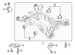 Ford Rear Crossmember Diagram - JR3Z-5035-J
