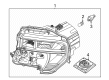 Ford Maverick Headlight Diagram - SZ6Z-13008-D