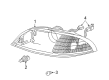 Ford Headlight Connector Diagram - 5F2Z-13076-AA