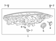 Ford Transit Connect Headlight Diagram - KT1Z-13008-V