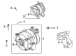 Ford Alternator Bracket Diagram - LC3Z-10A313-B