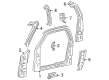 Ford F-150 Front Door Striker Diagram - XL3Z-1826419-AA