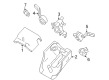 Ford Five Hundred Steering Column Cover Diagram - 5G1Z-3530-ZAD