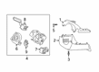 Lincoln Corsair Steering Column Cover Diagram - LJ7Z-3530-AD