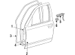 Ford Crown Victoria Weather Strip Diagram - 8W7Z-5420709-A