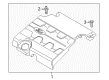 Ford Engine Cover Diagram - FT4Z-6A949-B