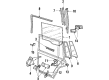 Ford E-350 Econoline Window Motor Diagram - D3AZ-57233V95-ARM