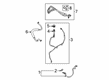 Ford Transit-350 A/C Hose Diagram - LK4Z-19A834-F