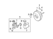 Ford Master Cylinder Repair Kit Diagram - 8L1Z-2140-F