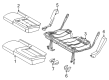 Ford Bronco Seat Cushion Diagram - M2DZ-7863841-B