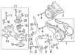 Ford F-250 Super Duty Water Pump Diagram - LC3Z-8501-B