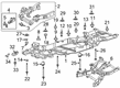 Ford Crossmember Bushing Diagram - JL1Z-2500154-A