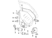 Ford Tempo Window Motor Diagram - F23Z-54233V95-ARM