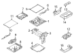 Ford F-150 Lightning Cup Holder Diagram - NL3Z-1513562-DA