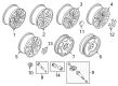 Ford Edge Lug Nuts Diagram - GR3Z-1A043-A