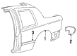 Ford Thunderbird Fuel Door Diagram - FOSZ63405A26A