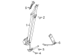 Ford Bronco Sport Seat Belt Diagram - M1PZ-78611B08-AA