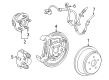 Ford Freestar Brake Rotor Diagram - 5U2Z-1V125-DC