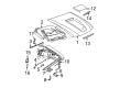 Ford Mustang Hood Release Cable Diagram - F4ZZ-16916-A