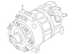 Lincoln Nautilus A/C Compressor Diagram - PZ1Z-19703-E