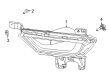 Ford F-150 Fog Light Diagram - ML3Z-15201-A