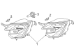 Ford Fog Light Diagram - FB5Z-15200-G