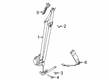 Lincoln Corsair Seat Belt Diagram - LJ7Z-78611B08-AG