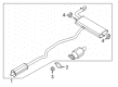 Ford SSV Plug-In Hybrid Muffler Diagram - KS7Z-5F250-B