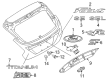 Ford Tailgate Handle Diagram - CV6Z-5843400-AA