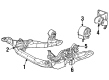 Ford Taurus Engine Mount Torque Strut Diagram - YF1Z-6068-AB