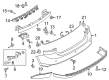 Ford Focus Bumper Cover Diagram - F1EZ-17906-FAPTM