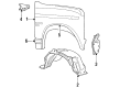 Ford Bronco Emblem Diagram - E7TZ-16720-D