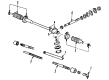 Ford Rack & Pinion Bushing Diagram - FOCZ-3C716-A