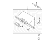 Ford Focus Glove Box Diagram - 8S4Z-54060T10-AB