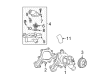 Ford Thermostat Housing Diagram - YU3Z-8A586-AA