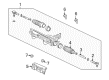 Ford Explorer Tie Rod End Diagram - 5L2Z-3A130-AA