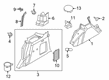 Ford Transit Connect Cup Holder Diagram - DT1Z-5413562-AD