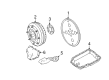 Ford Transfer Case Cover Diagram - 6E5Z-7G004-A
