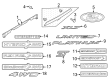 Ford Police Interceptor Utility Emblem Diagram - LB5Z-8213-A