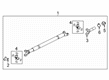 Ford Explorer CV Boot Diagram - L1MZ-4421-A