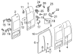 Ford Door Hinge Diagram - 9T1Z-6126800-F