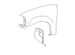 Lincoln Navigator Mud Flaps Diagram - 3L7Z-16A550-AA
