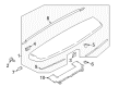 Ford Expedition Spoiler Diagram - JL1Z-7844210-AA