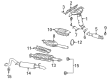 Ford Escape Muffler Strap Diagram - 7L8Z-5F262-DA