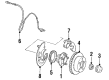 Ford Crown Victoria Brake Caliper Diagram - F3VY-2V121-ARM